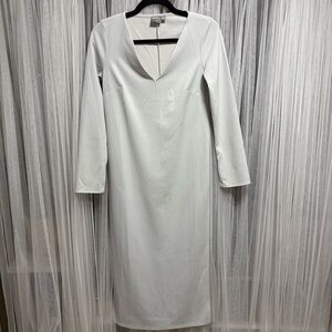 ASOS White Long Sleeve Dress